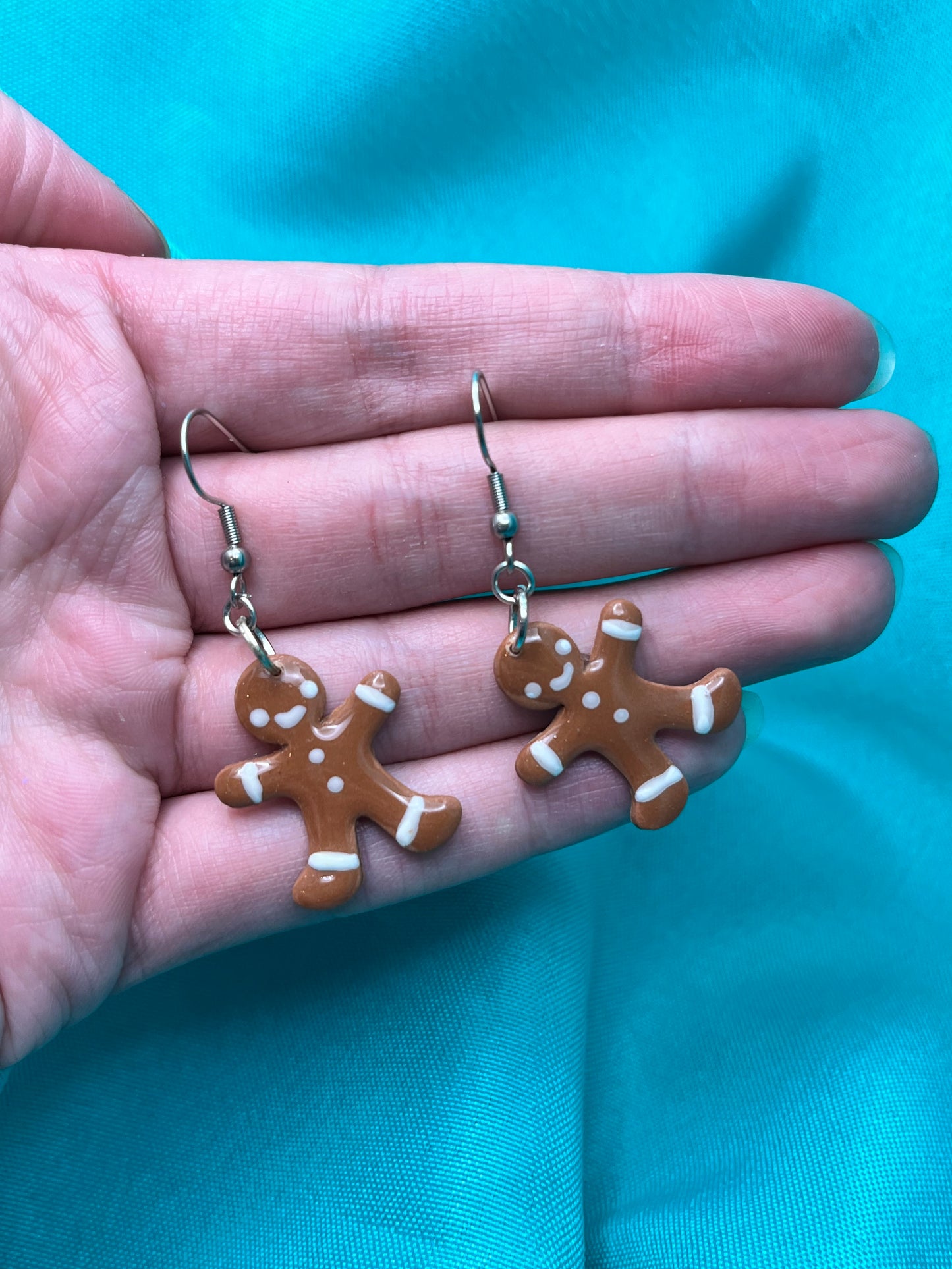 Gingerbread Man Earrings