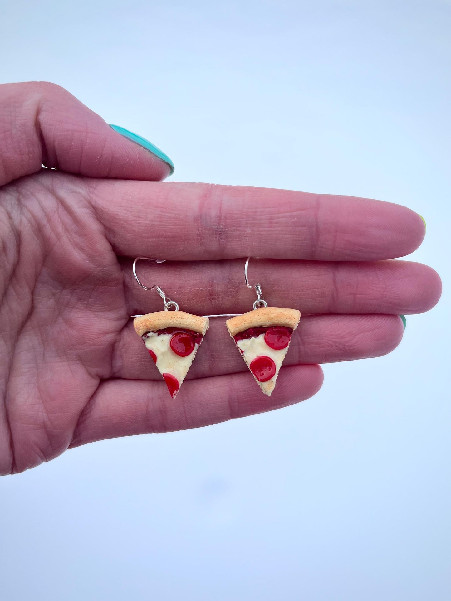 Pizza Earrings