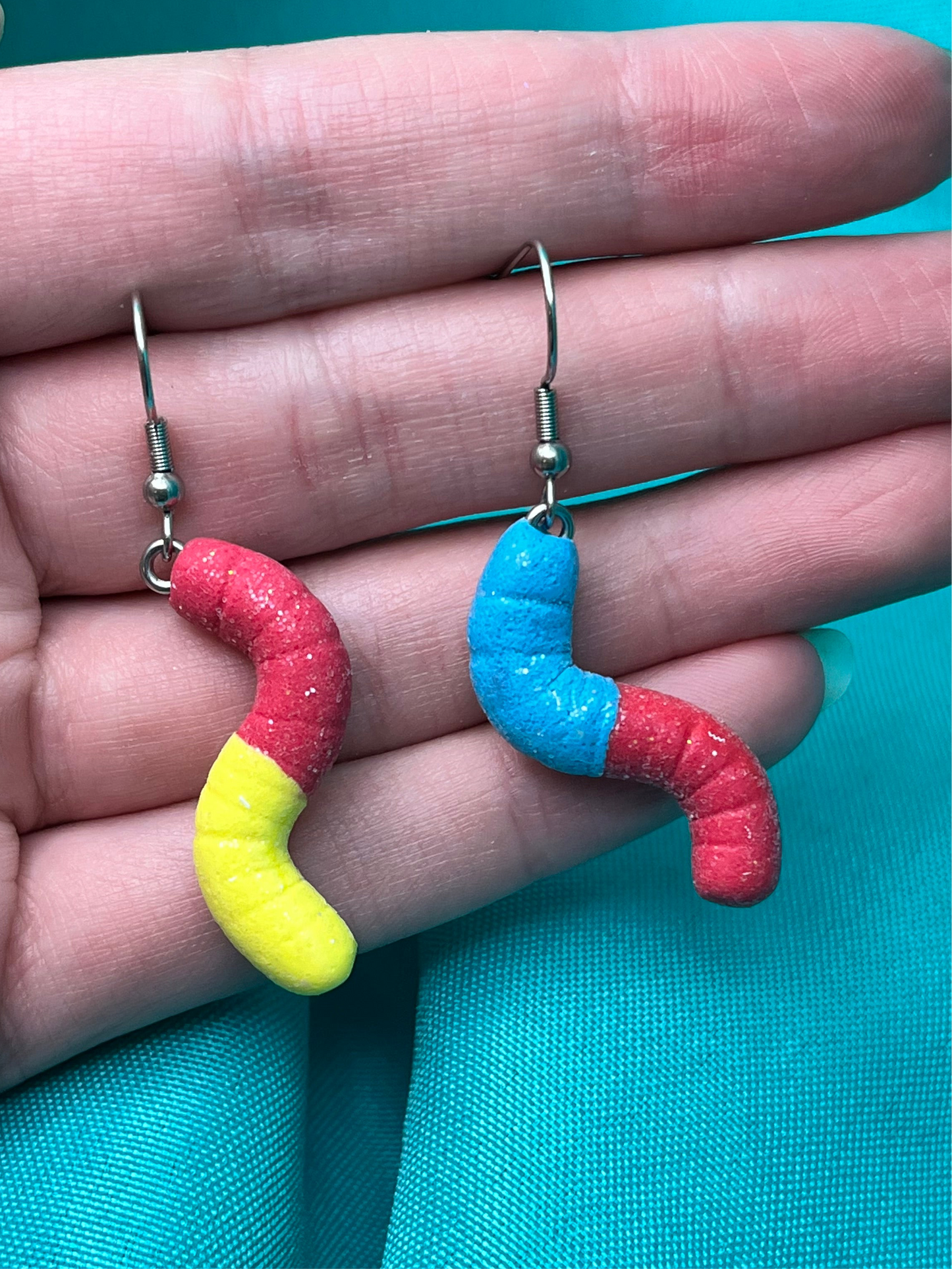 Gummy Worm Earrings