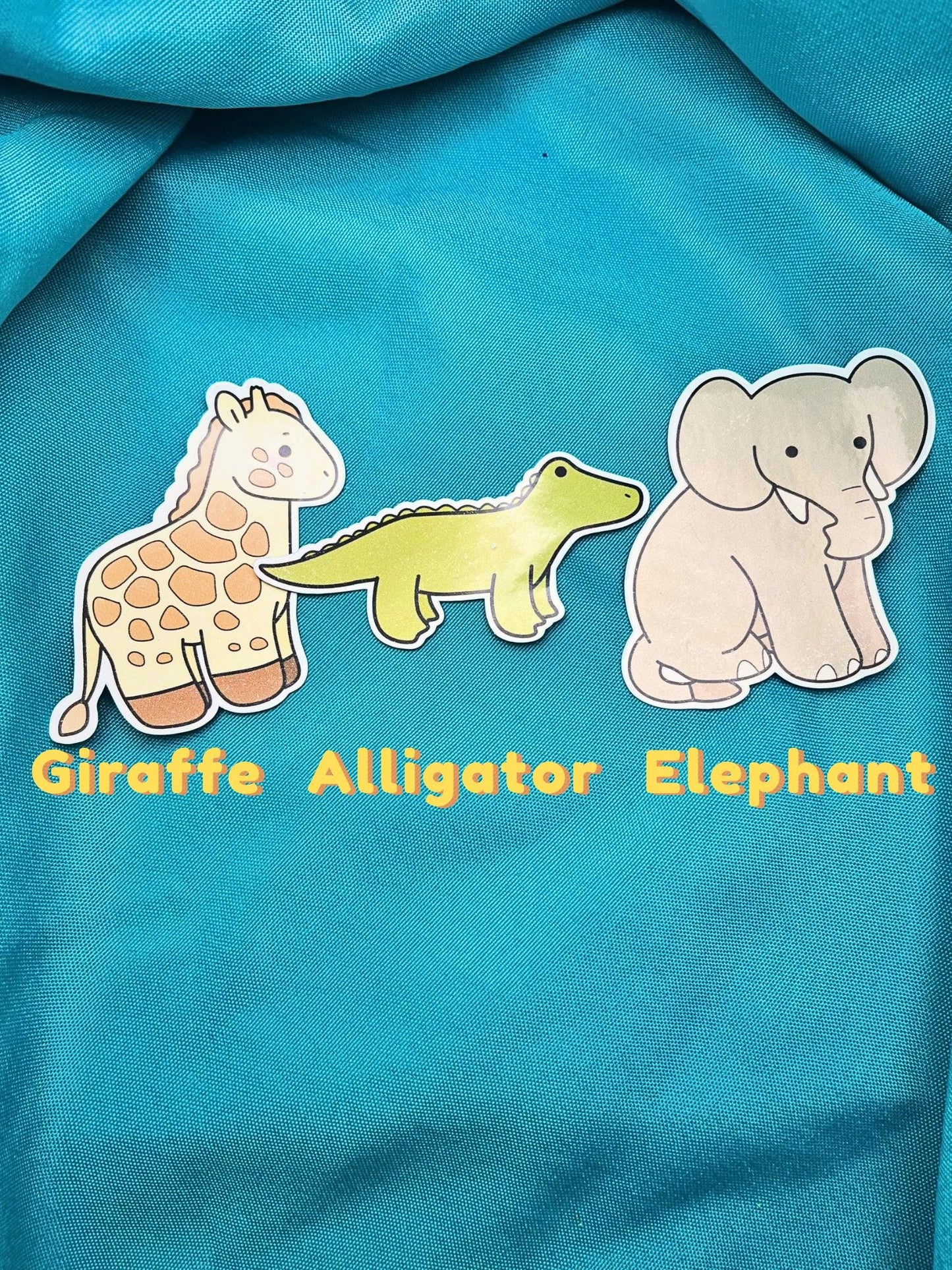 Safari Animals Sticker Collection