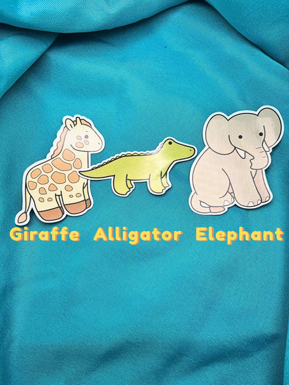 Safari Animals Sticker Collection