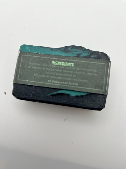 Black Coral and Moss Cold Process Soap