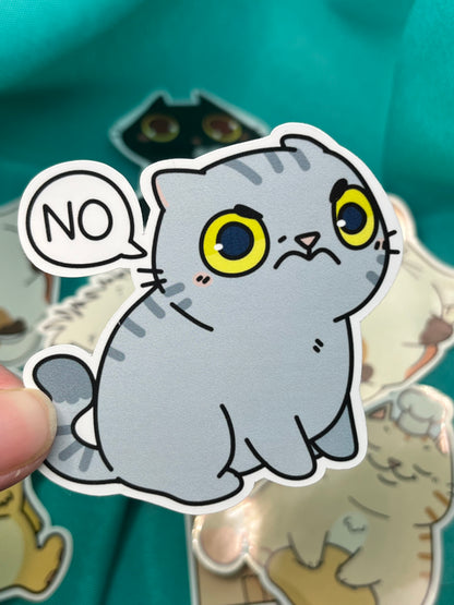 Silly Cat Sticker Collection