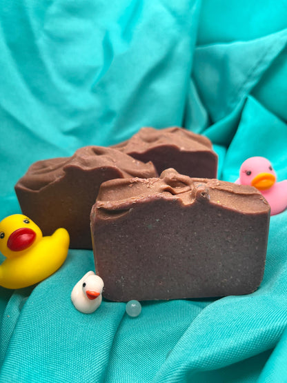 Black Cherry Merlot Cold Process Soap with Beetroot Powder