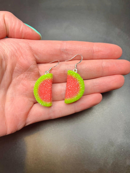 Watermelon Gummy Earrings