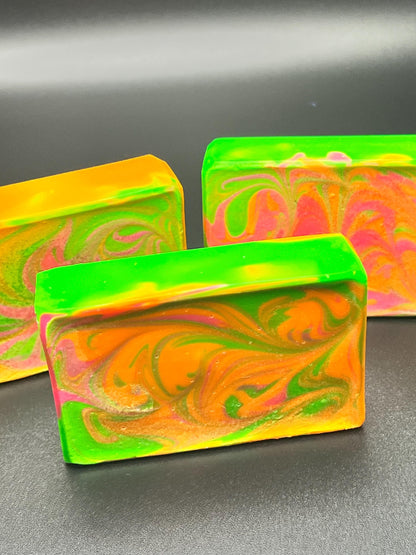 Neon Sherbet Cold Process Soap