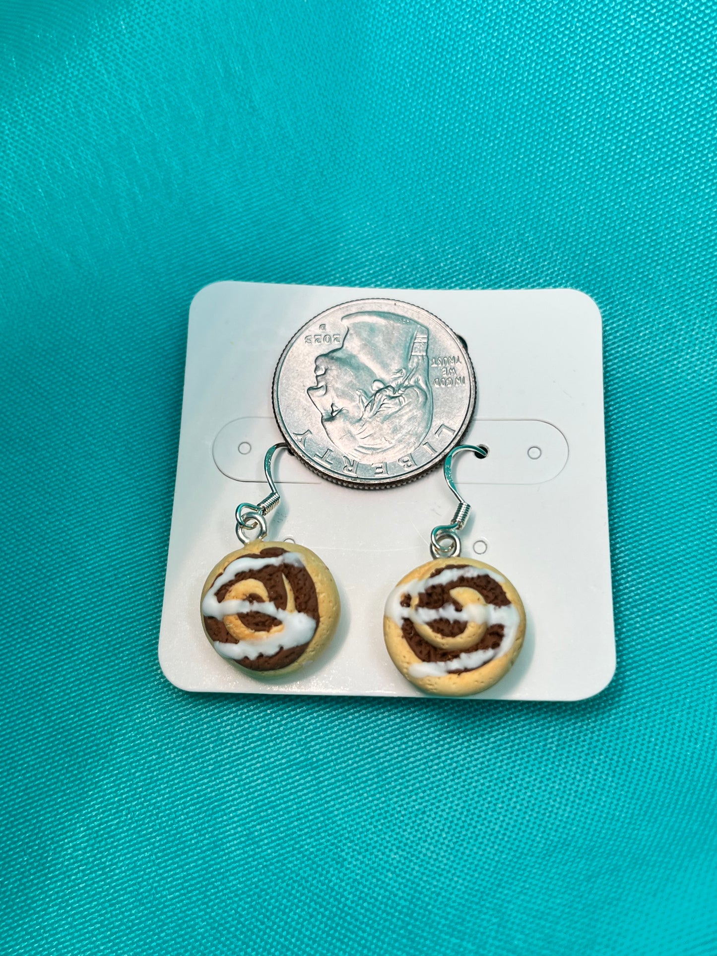 Cinnamon Roll Earrings