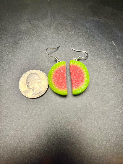 Watermelon Gummy Earrings