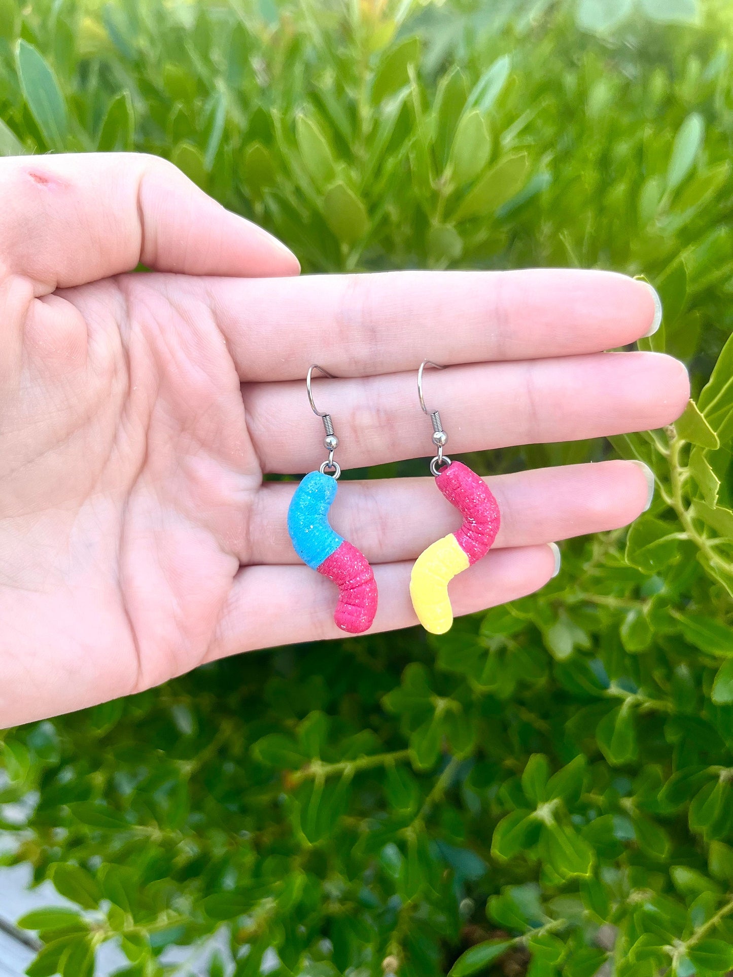 Gummy Worm Earrings