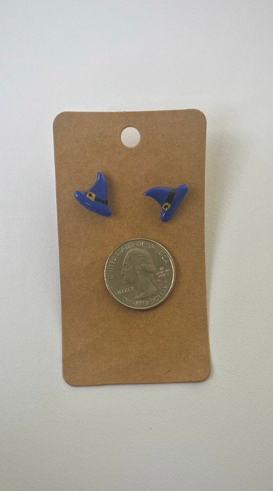 Witch Hat Stud Earrings