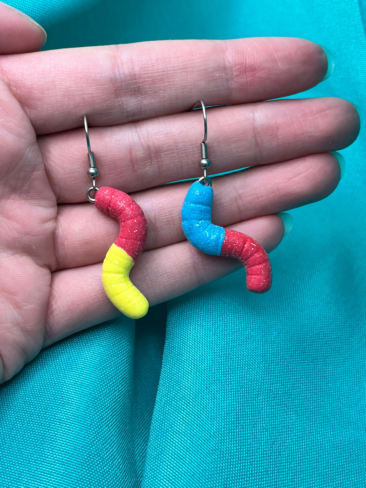 Gummy Worm Earrings