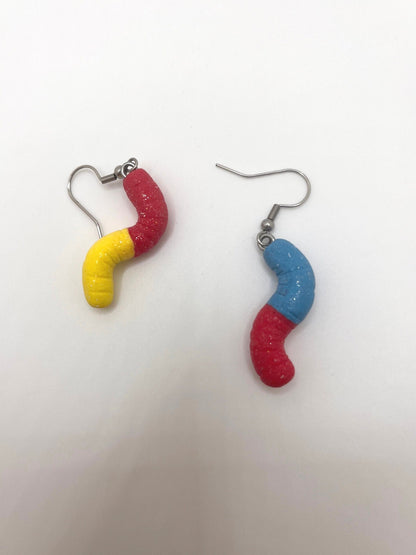 Gummy Worm Earrings