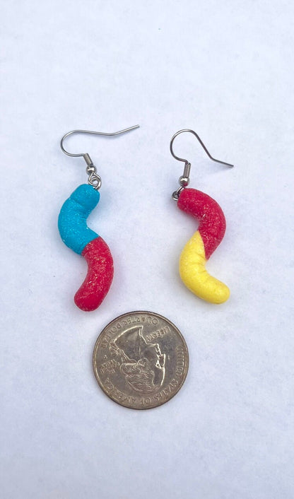 Gummy Worm Earrings