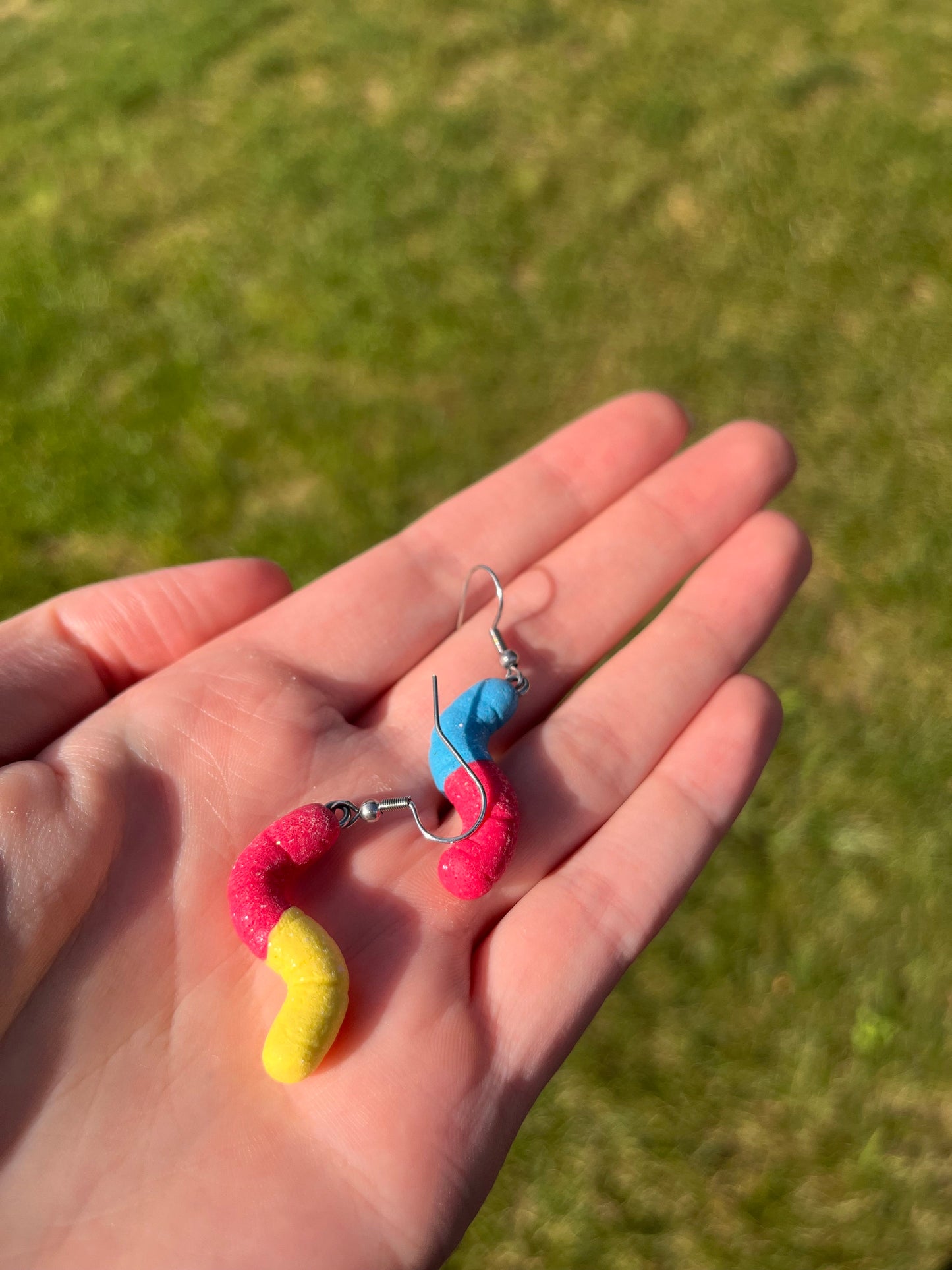 Gummy Worm Earrings