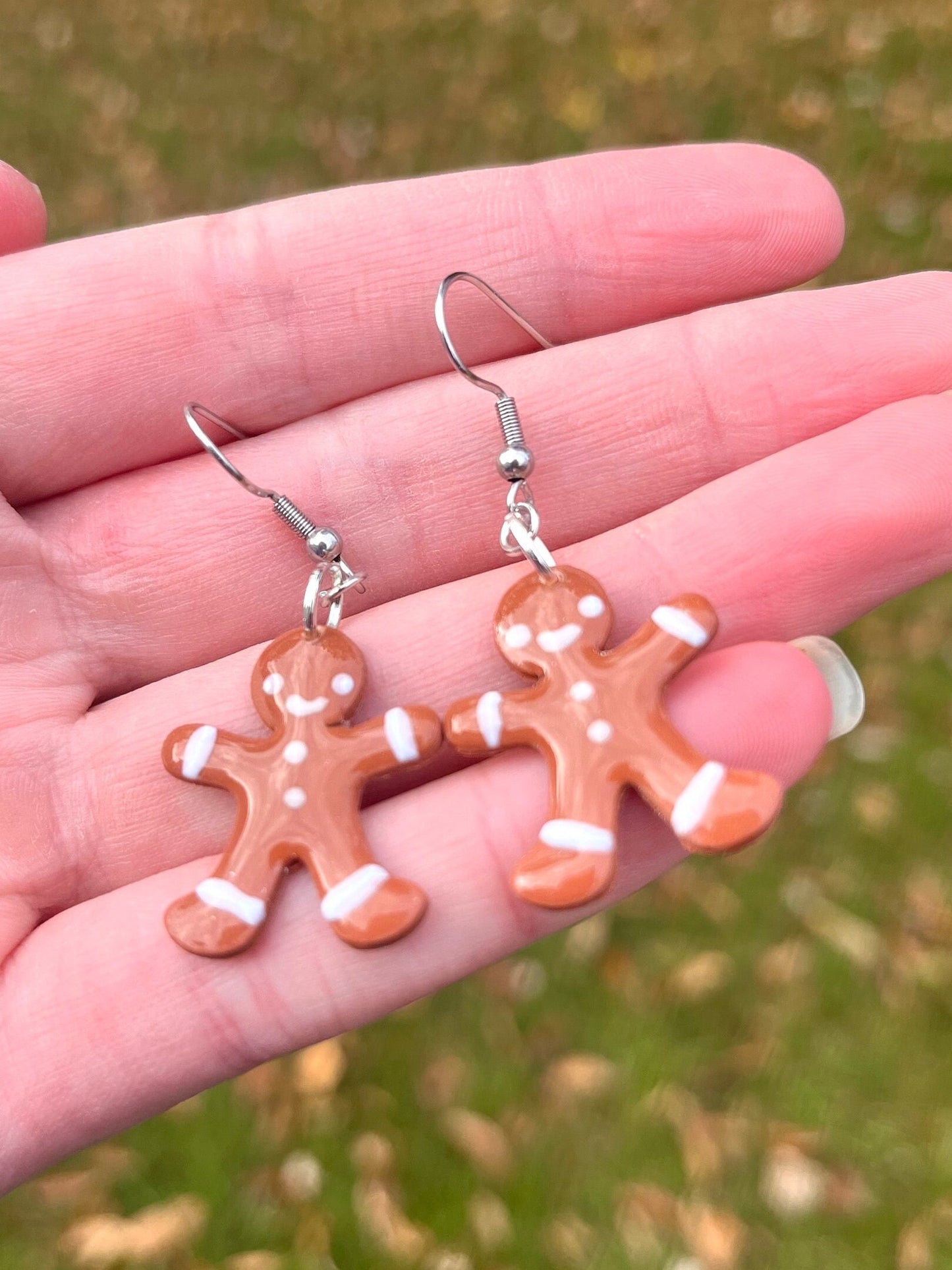 Gingerbread Man Earrings