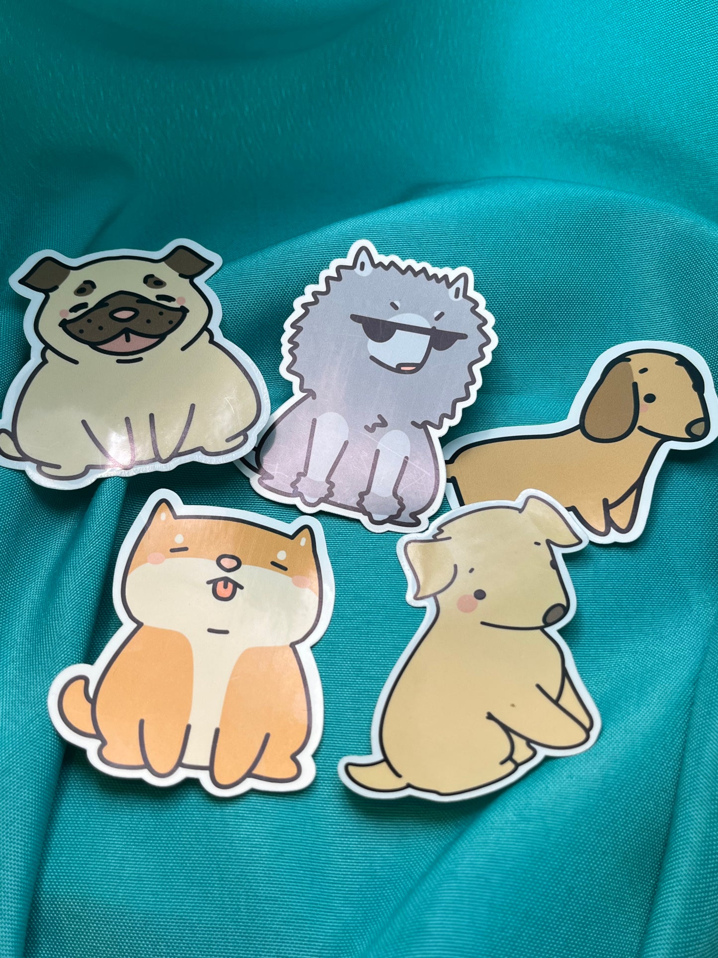 Vinyl Dog Stickers