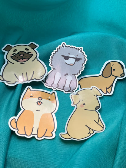Vinyl Dog Stickers