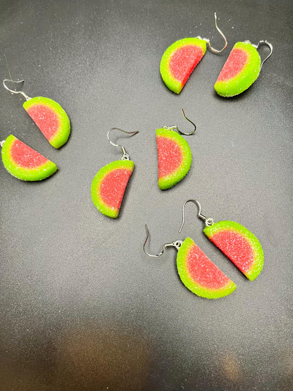 Watermelon Gummy Earrings