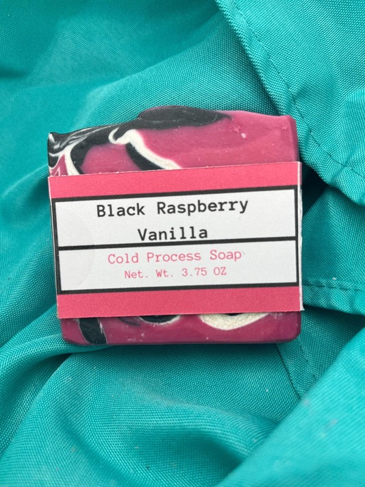 Black Raspberry Vanilla Cold Process Soap