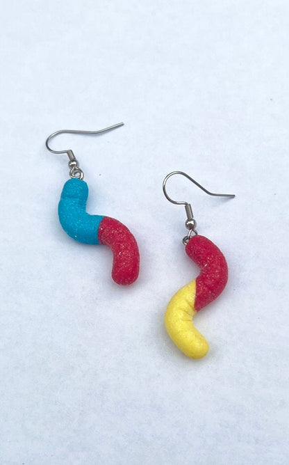 Gummy Worm Earrings