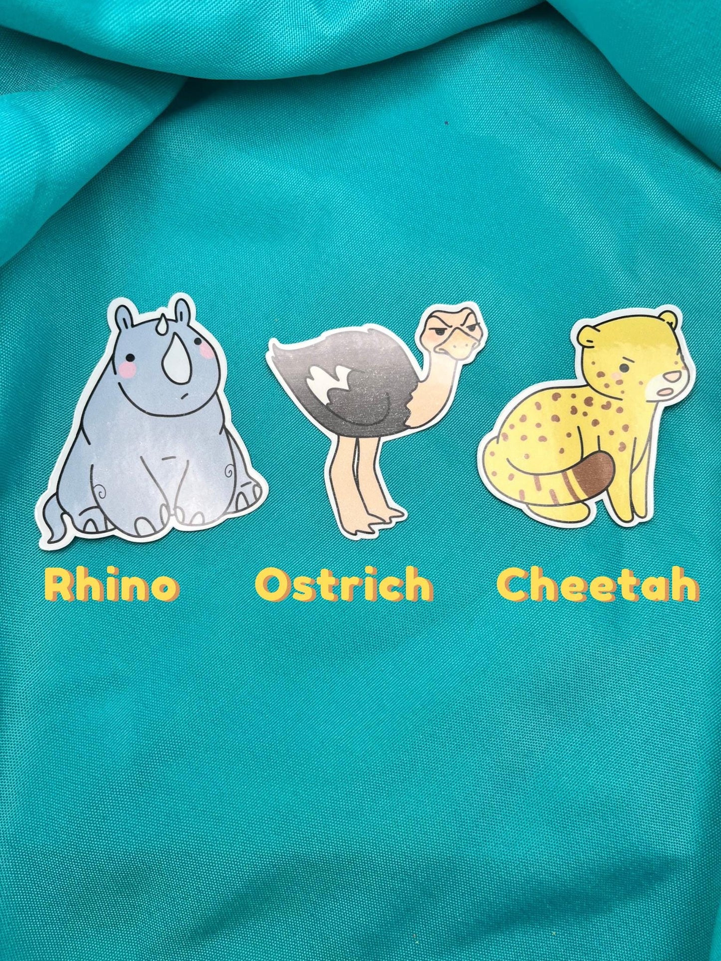 Safari Animals Sticker Collection