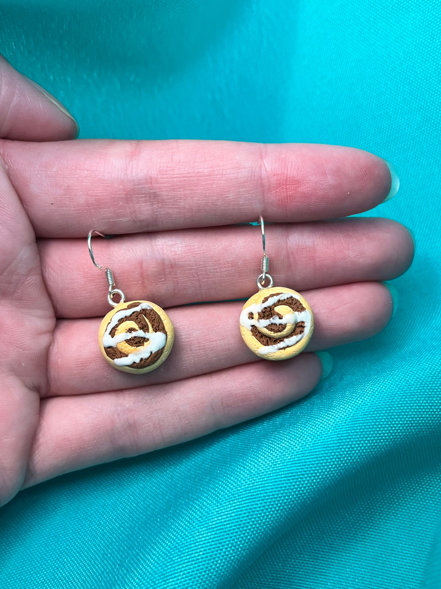 Cinnamon Roll Earrings