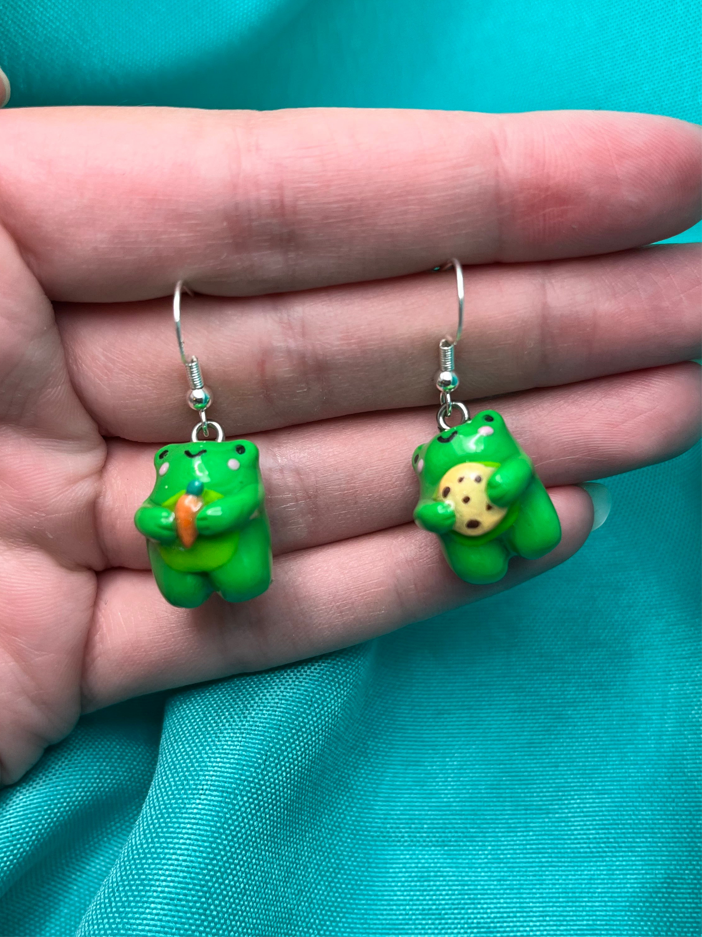 Fancy Frog Earrings