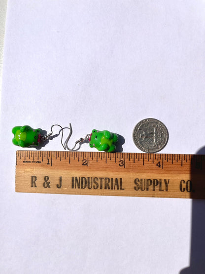 Fancy Frog Earrings