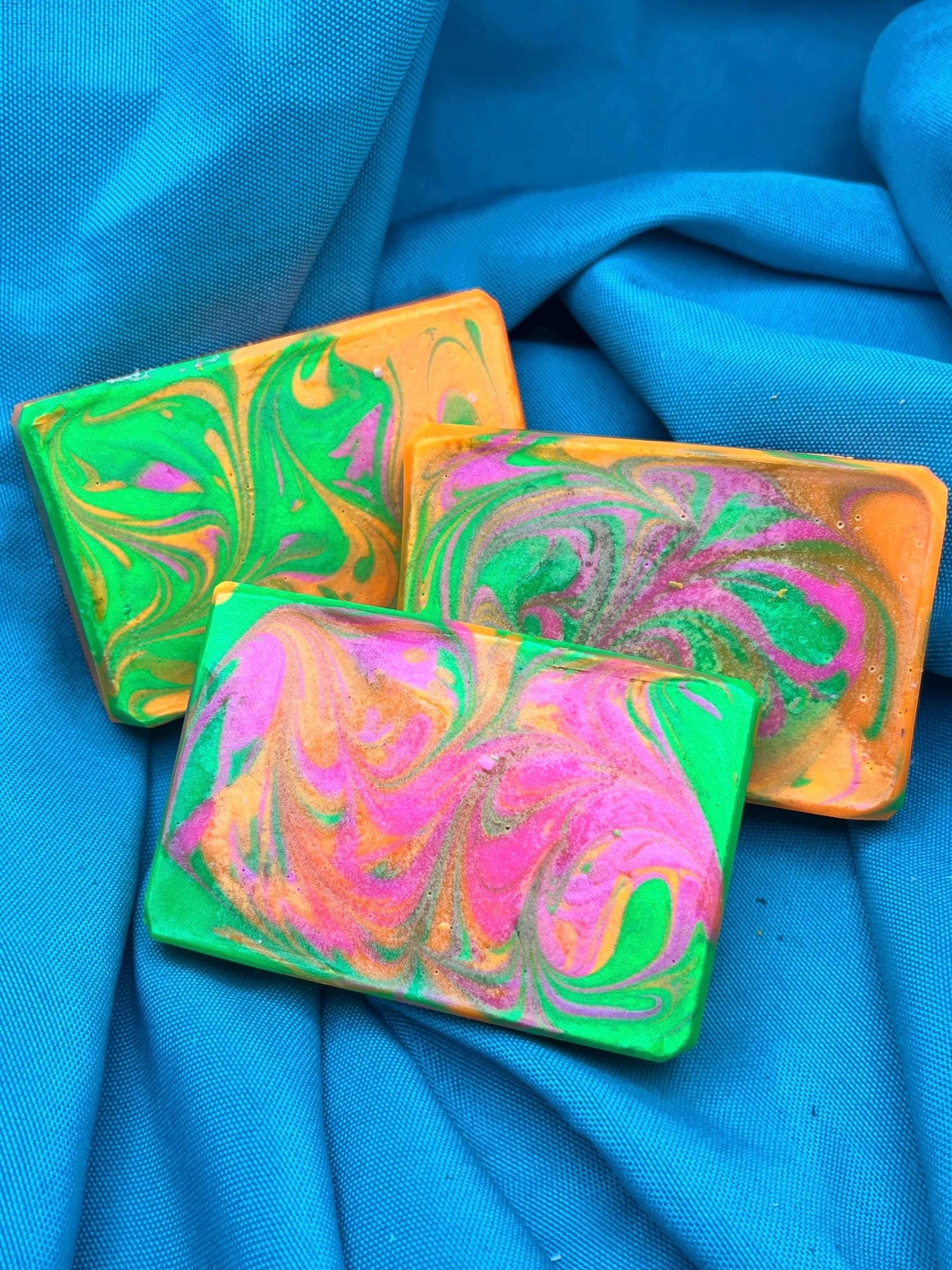 Neon Sherbet Cold Process Soap