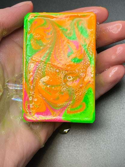 Neon Sherbet Cold Process Soap