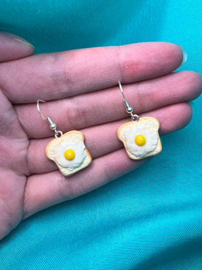Egg Toast Earrings