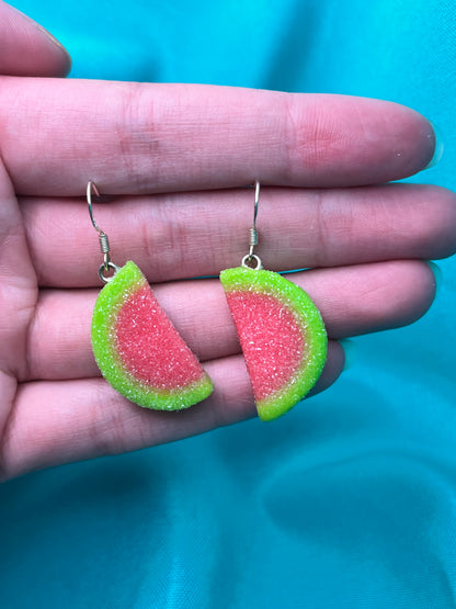 Watermelon Gummy Earrings