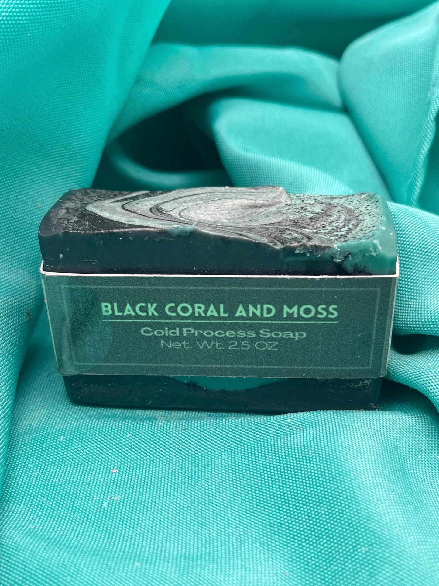 Black Coral and Moss Cold Process Soap