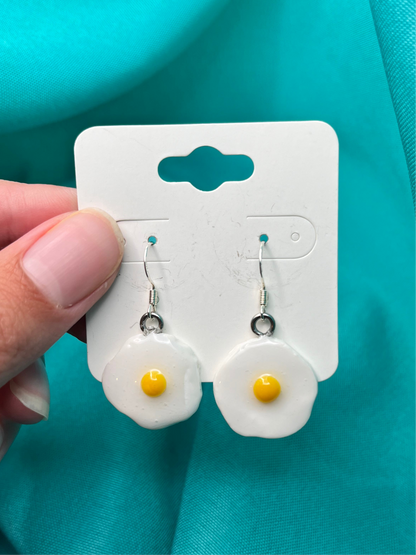 Fried Egg Earrings