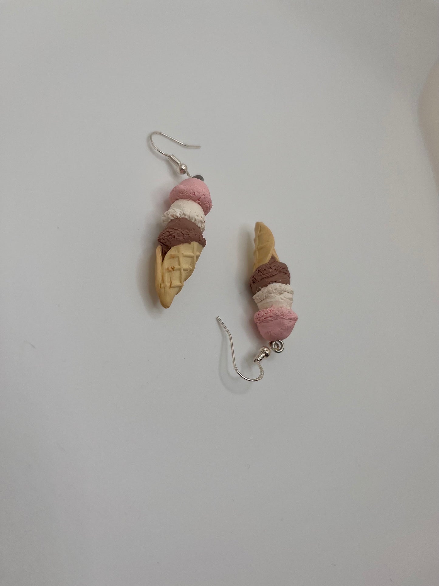 Neapolitan Ice Cream Earrings