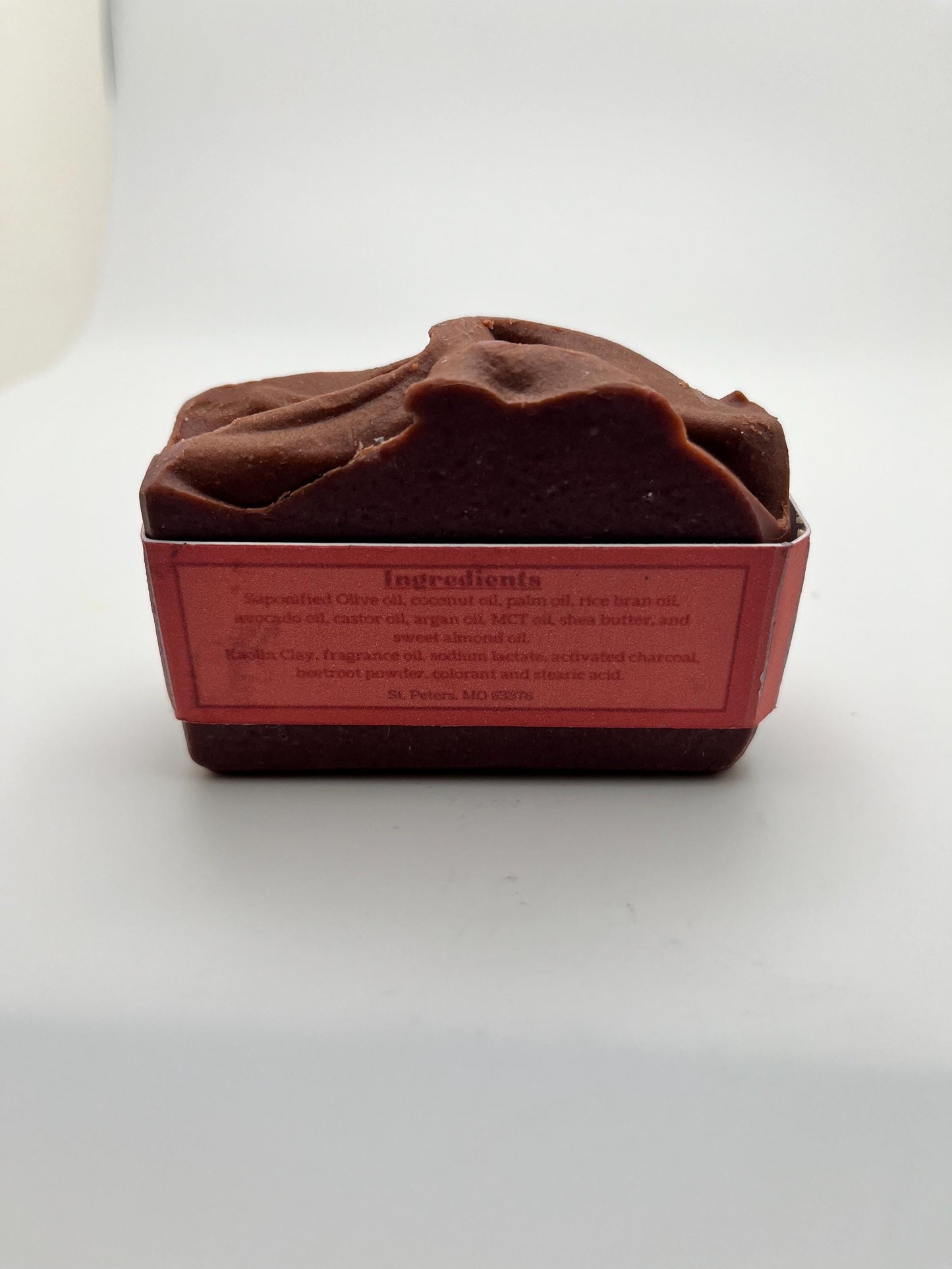 Black Cherry Merlot Cold Process Soap with Beetroot Powder