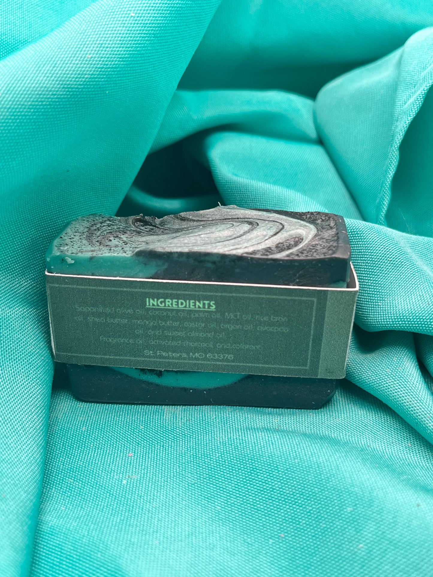 Black Coral and Moss Cold Process Soap