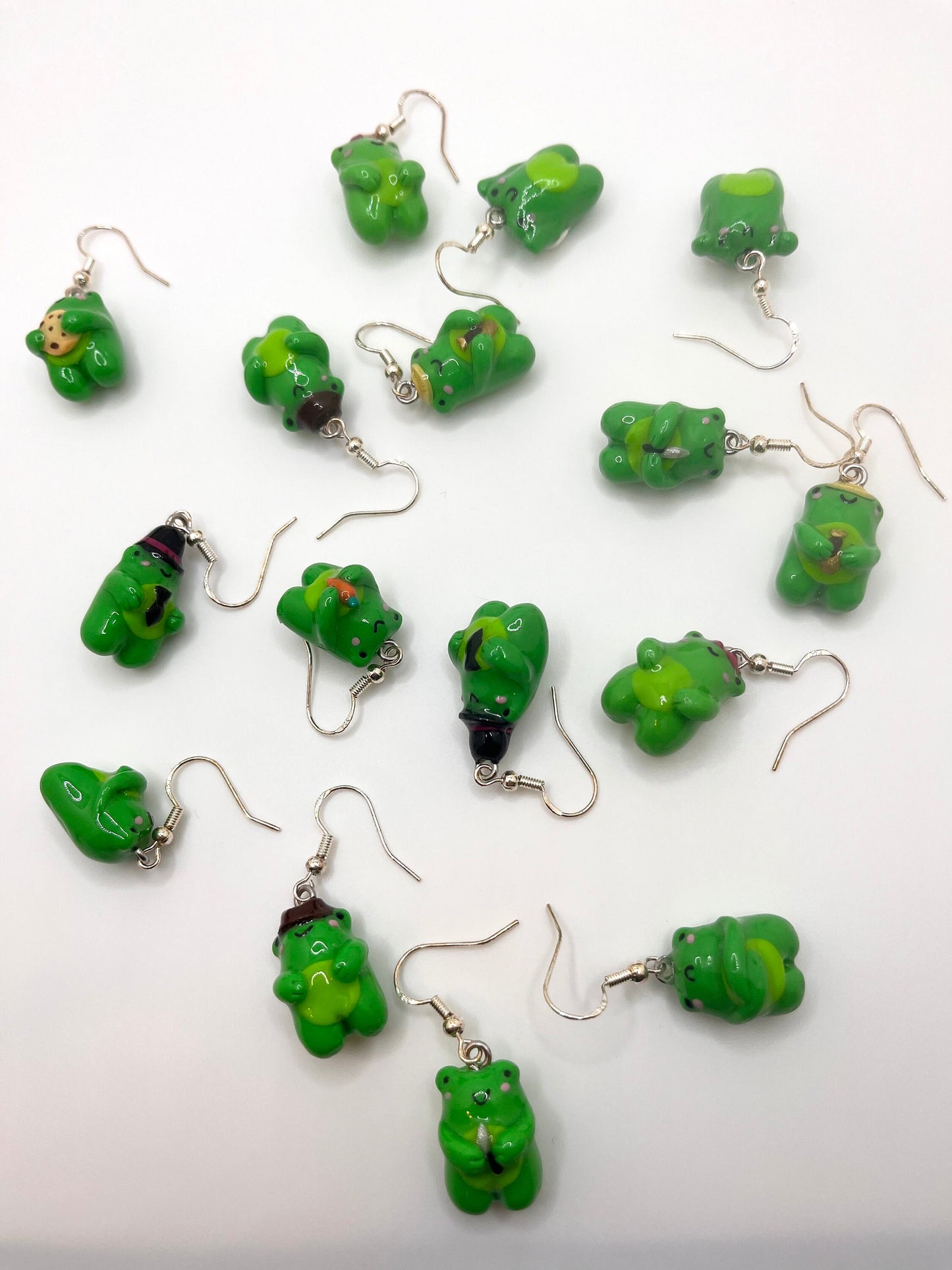 Fancy Frog Earrings