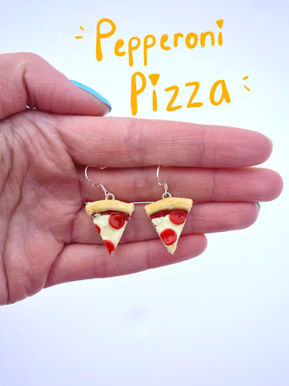 Pizza Earrings