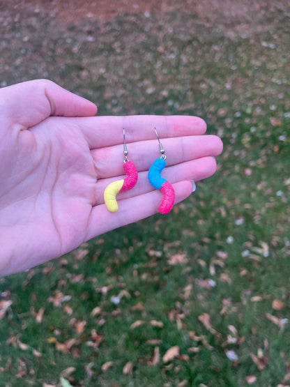 Gummy Worm Earrings