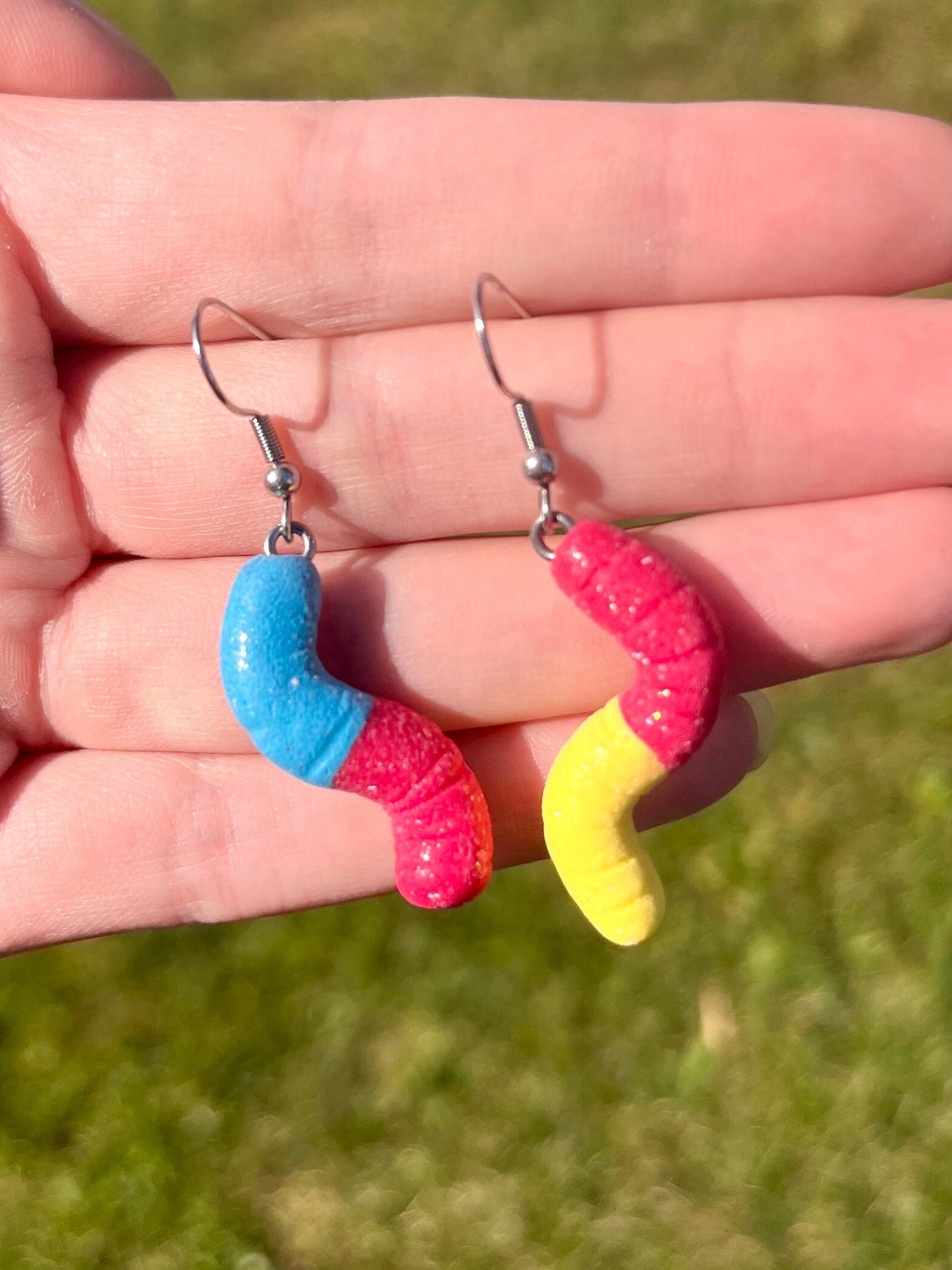 Gummy Worm Earrings