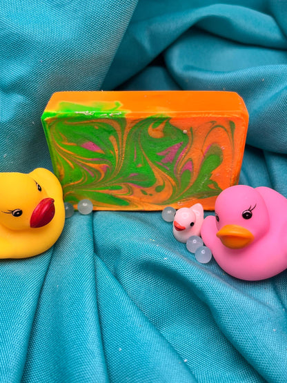 Neon Sherbet Cold Process Soap