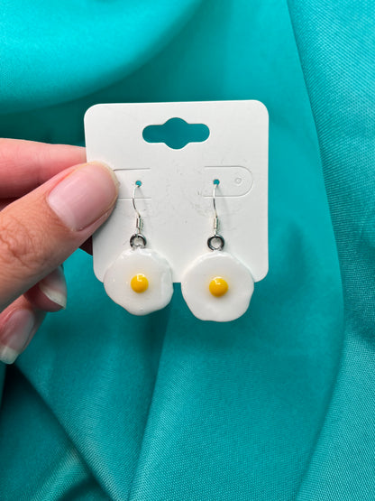 Fried Egg Earrings