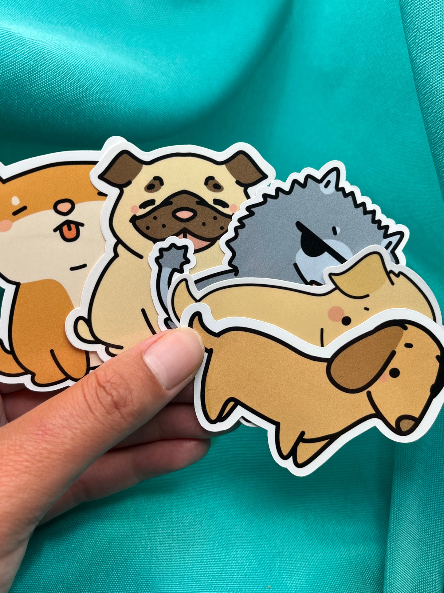 Vinyl Dog Stickers