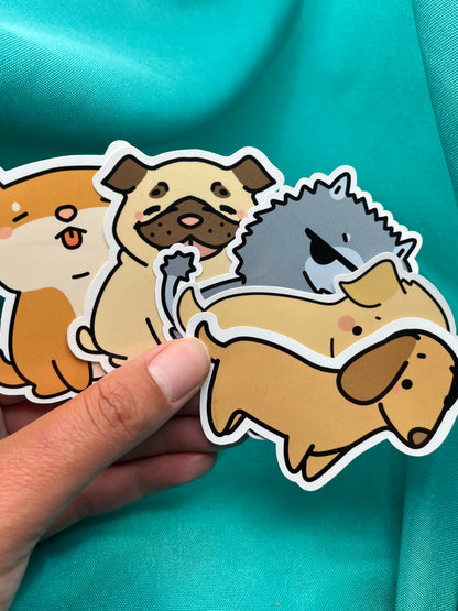 Vinyl Dog Stickers