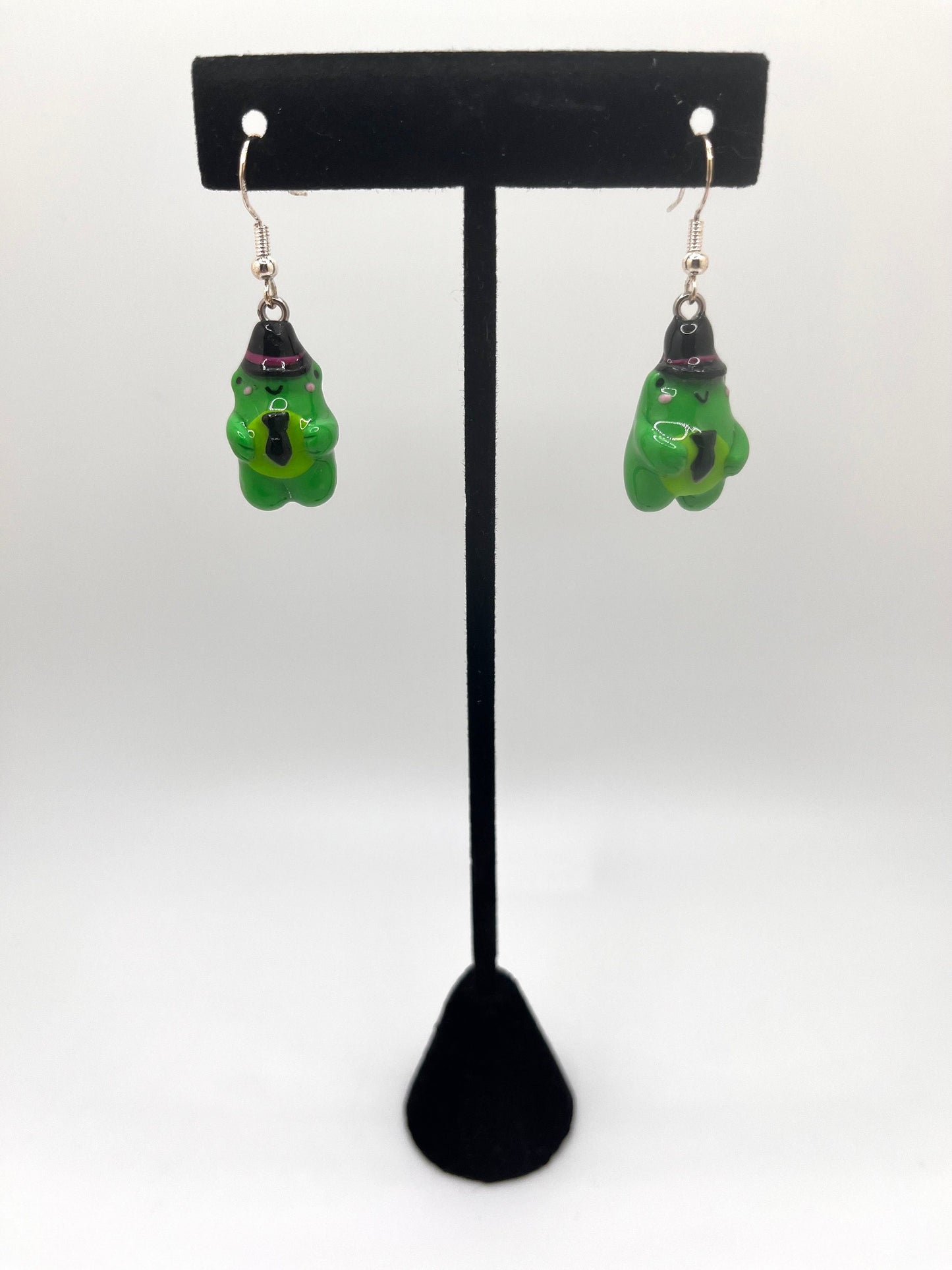 Fancy Frog Earrings