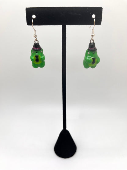 Fancy Frog Earrings