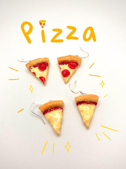 Pizza Earrings
