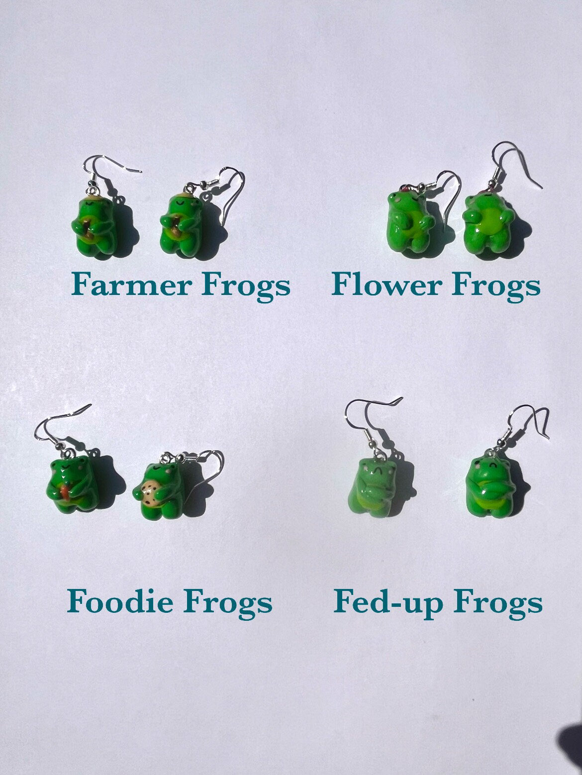 Fancy Frog Earrings