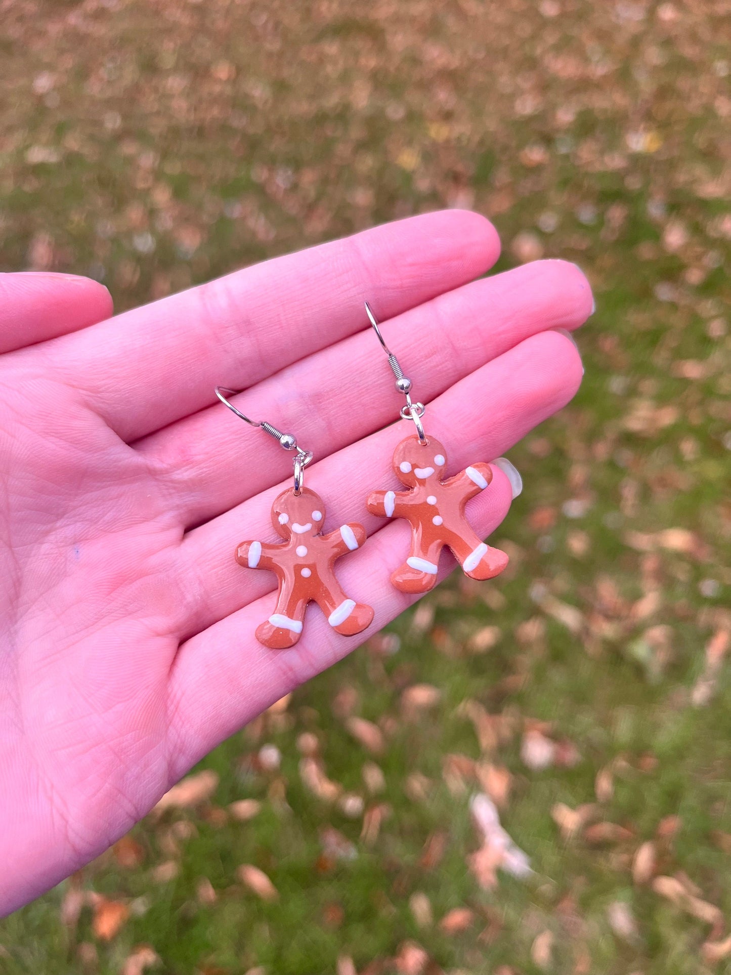 Gingerbread Man Earrings